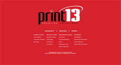 Desktop Screenshot of print13.com