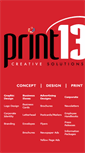 Mobile Screenshot of print13.com